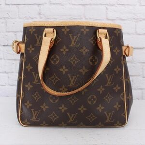Louis Vuitton Brown and Tan Shoulder Bag